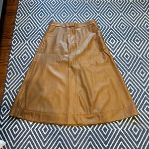 Veronica Beard Tan A-Line Skirt. Worn twice!